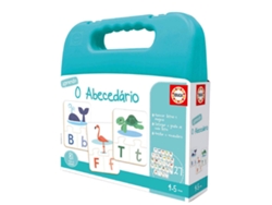 Juego Educativo EDUCA  Aprendo El Abecedario PT (Edad Mínima: 4 Años - 25 x 25,7 x 6 cm)