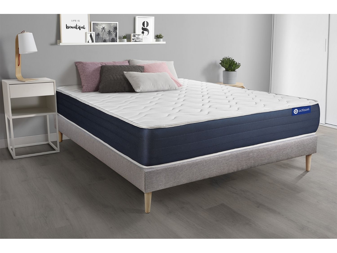 Canapé de Matrimonio Actimemo Sleep Zonas ACTISOM Espuma con memoria Gris (140x190)