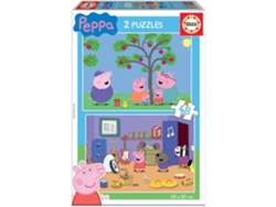 Puzzle EDUCA 2X48 Peppa Pig (Edad Mínima: 3 Años - 96 Piezas)