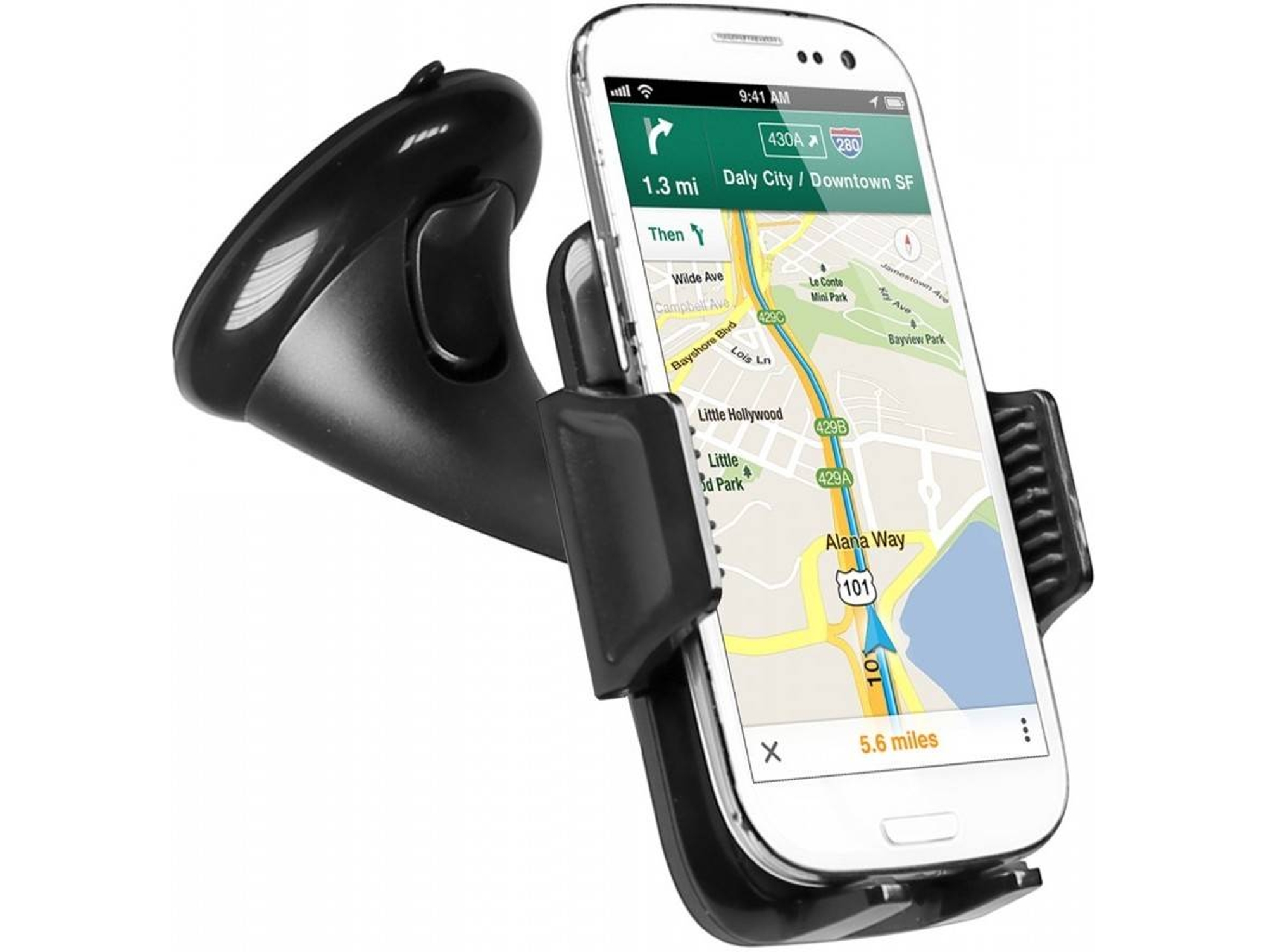 Soporte coche SBS Freeway universal negro