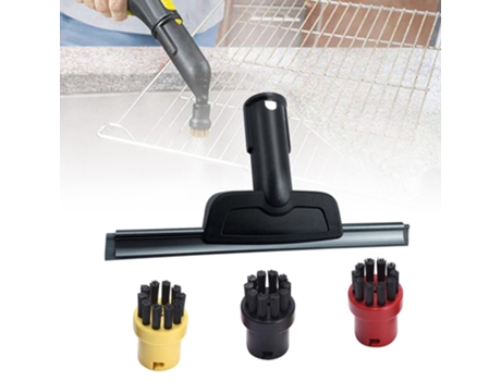 Cepillo redondo con boquilla abatible para Karcher, limpiador a vapor, piezas de limpieza del hogar, herramientas de repuesto, 2.863-025,0
