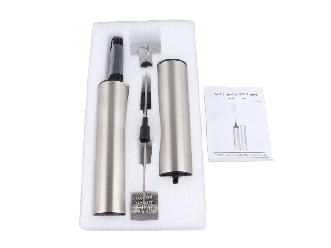 Batidora Eléctrica Portátil Multifuncional Recargable Por Usb Para Espumar Leche Y Café.