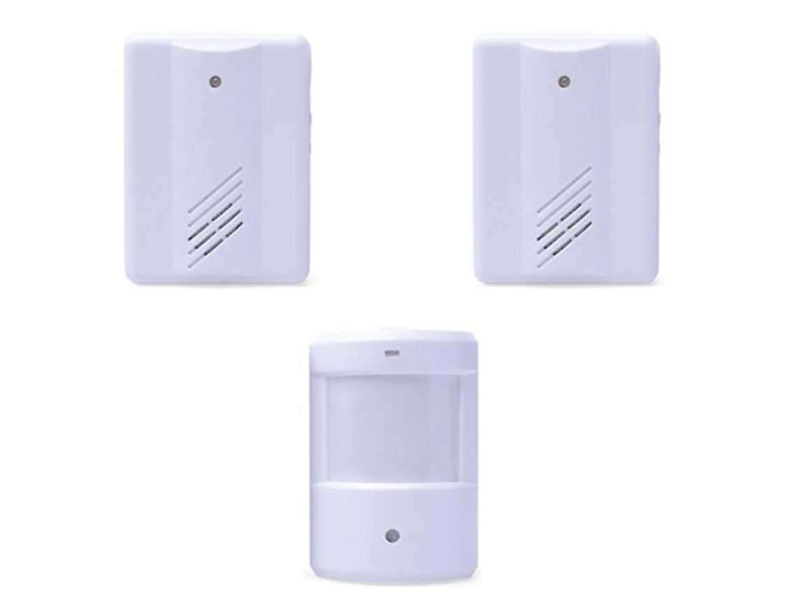 Timbre Inalámbrico Con Alarma De Seguridad Para El Hogar, Detector Infrarrojo, Entrada Para Visitantes, Timbre Inalámbrico