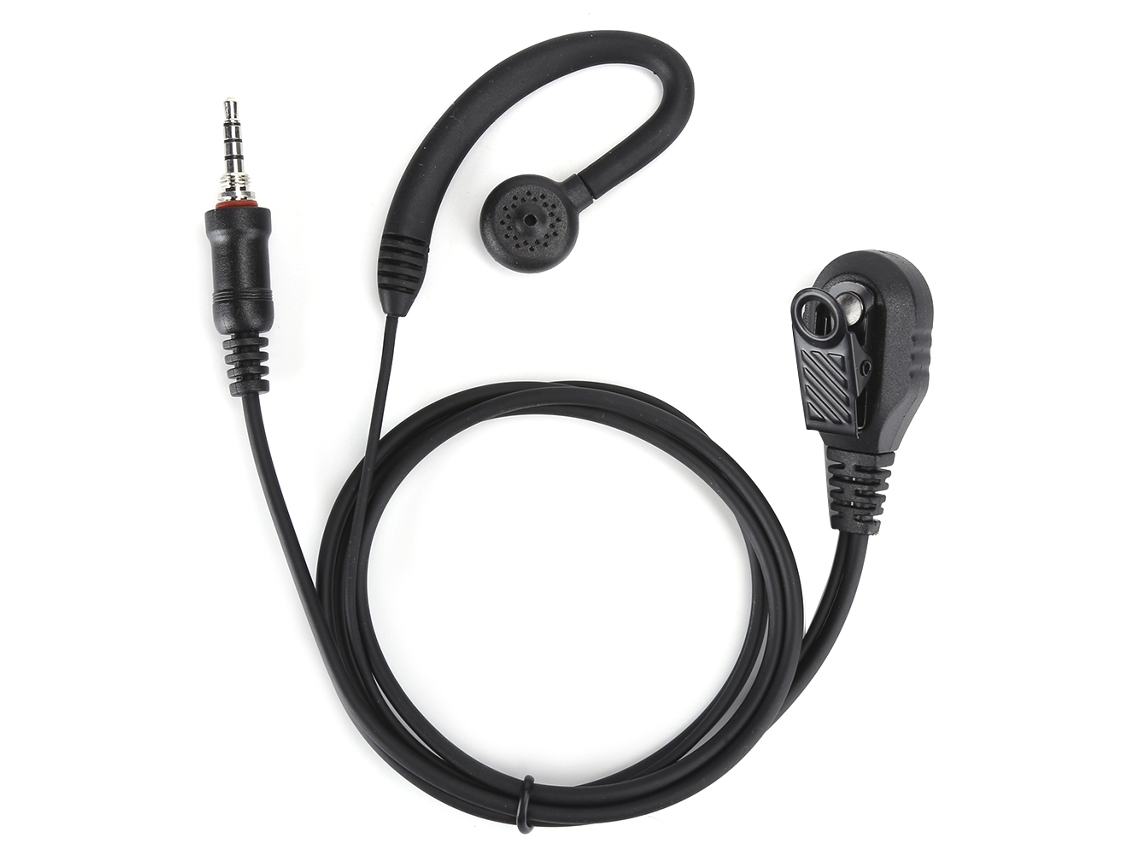 Auriculares con gancho para la oreja para Icom M33 T60b