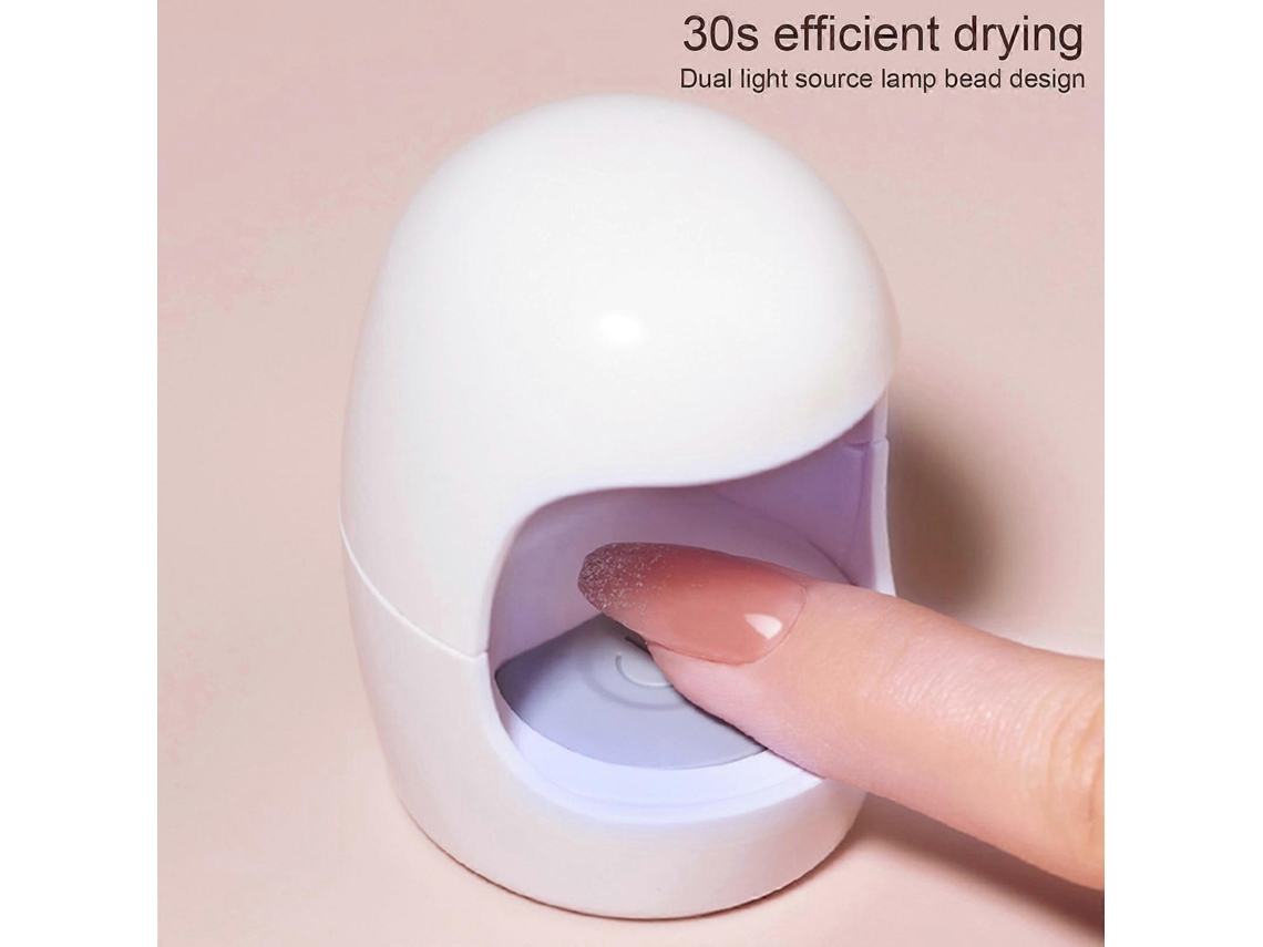 Lámpara LED portátil para uñas, minilámpara UV, secador de uñas LED, herramienta para manicura de gel Ly Ebike