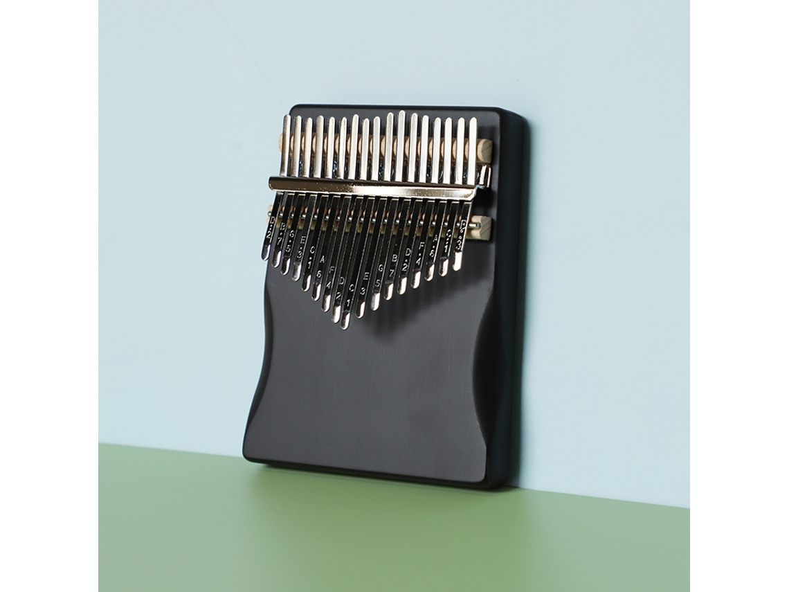 Piano de Polegar Kalimba DIGITALLAB 17 Teclas Sencillas, Adecuadas Para Principiantes (Negro)