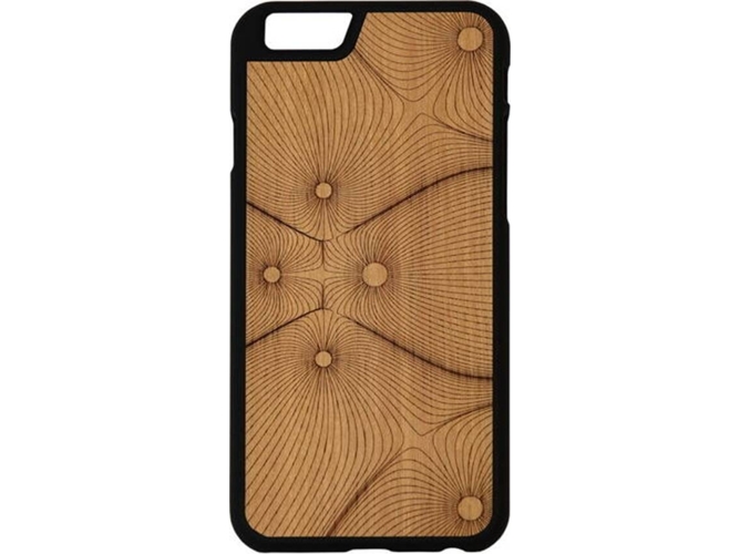 Funda iPhone 6, 6s, 7, 8 G-CODE Generative Vector Fie Marrón