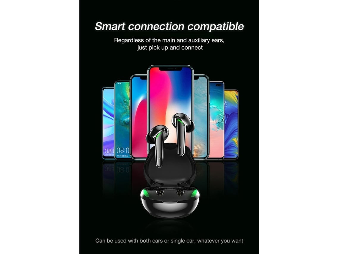 True Wireless Bluetooth Gaming Auriculares Baja Latencia Estéreo 5.1
