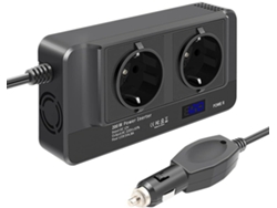 Inversor De 200 W, Convertidor De Voltaje De 12 V A 220 V, Pantalla Lcd, Smart Time 2