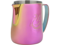 Jarra de aço inoxidável para vaporizador Leite, ideal para café, cappuccino, latte art, barista e vaporizador Leite.