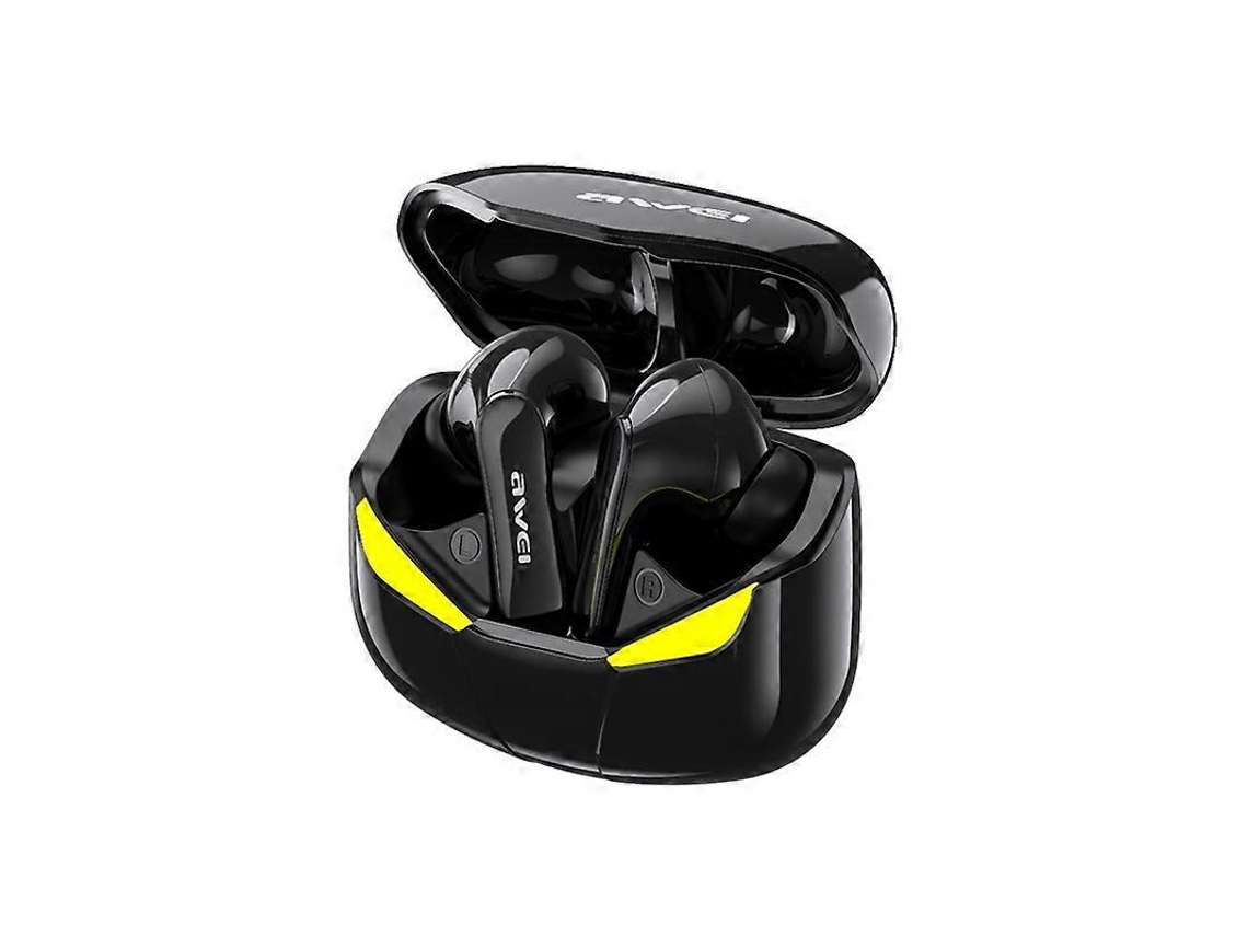 Auriculares deportivos inalámbricos Awei T35 Bluetooth V5.0 Ture con IPX5, impermeables, TWS, modo dual y estuche de carga Hengrongshen.