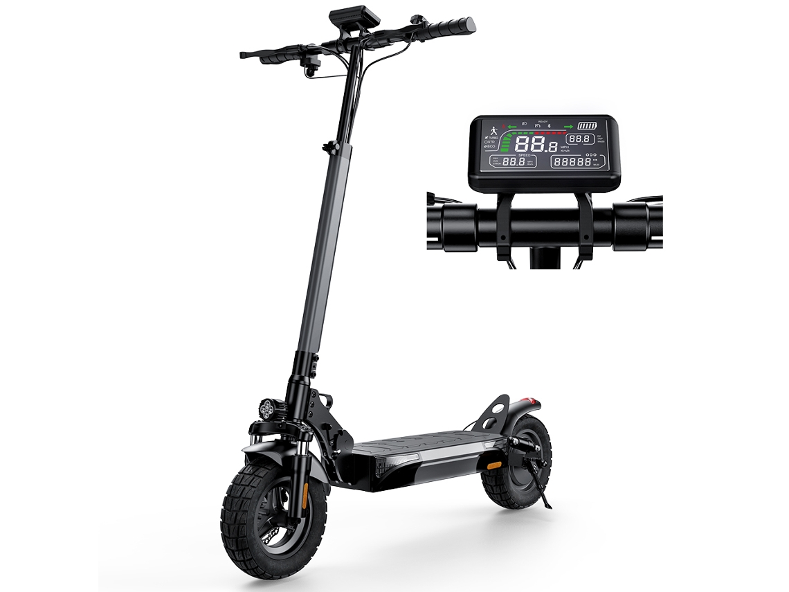 Patinete eléctrico para adultos Iscooter W9 con batería de 48v 14ah y ruedas de 10 pulgadas.