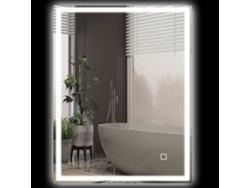 Espejo Baño Led 90x70 Memoria 3 Colores Moderno