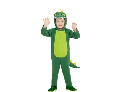 Disfraz Unisex WIDMANN dragón verde con capucha y cola (Tam.: 4 a 5 anos)