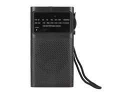 Radio De Bolsillo Am/fm Con Altavoz, Funciona Con Pilas, Manual, Gran Alcance, Portátil, Para Interiores Y Exteriores.