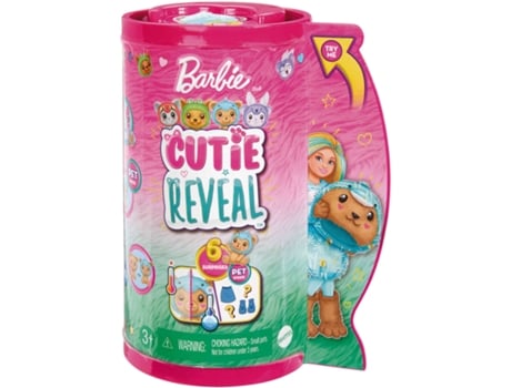 BARBIE Cutie Reveal Chelsea Doll Osito de Peluche en Delfín