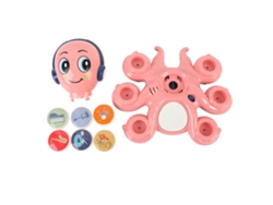 Ats-juguete Musical Pulpo Niños Luz Eléctrico Juguete Cartel Rock Instrumento Infantil Preescolar Rosa