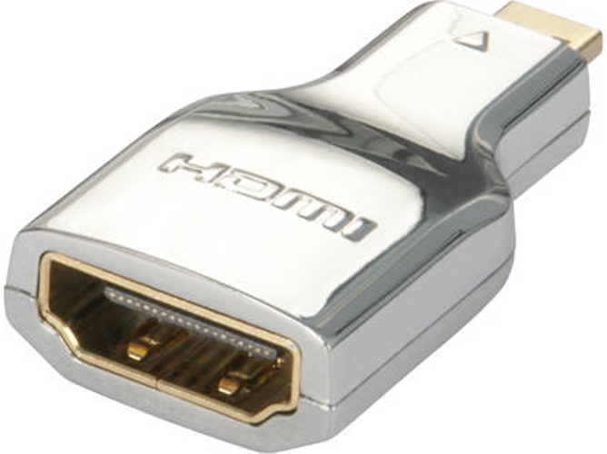 Cable HDMI LINDY (Micro HDMI - Plateado)