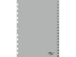 Separador DURABLE 6522-10 (Verde - 23x29.7cm - Polipropileno - A4)