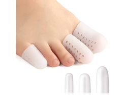 12 Protectores De Silicona Para Los Dedos De Los Pies, Protectores Para Aliviar El Dolor, Los Callos, Las Ampollas Y Las Uñas Encarnadas (2 Grandes + 2 Medianos + 2 Pequeños).