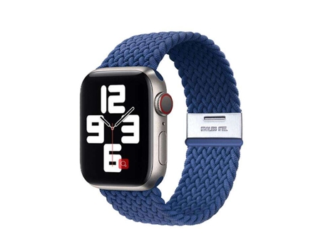 Correa Pulsera Trenzada Flexible para Apple Watch Se 2022 40Mm Azul