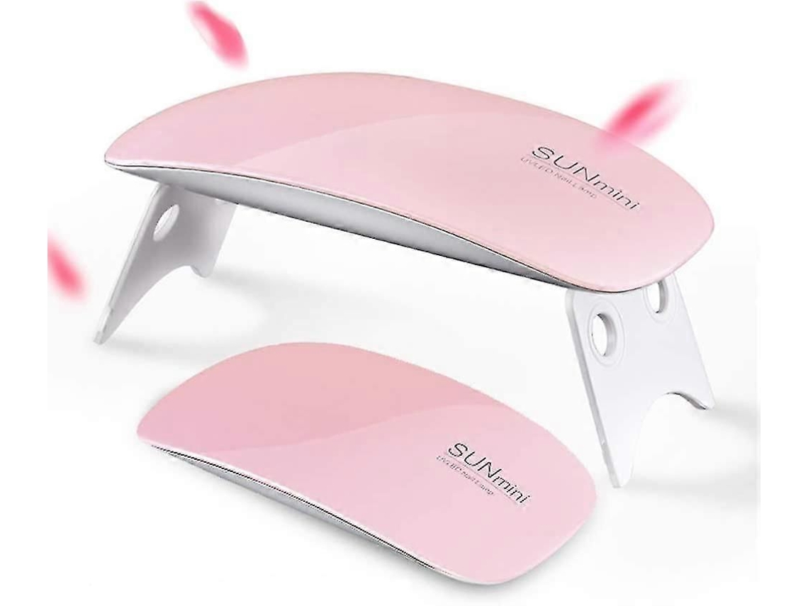 Lámpara UV secadora de uñas de 6 W, lámpara LED portátil para secado de uñas con esmalte de gel y manicura NOSTALGIA88