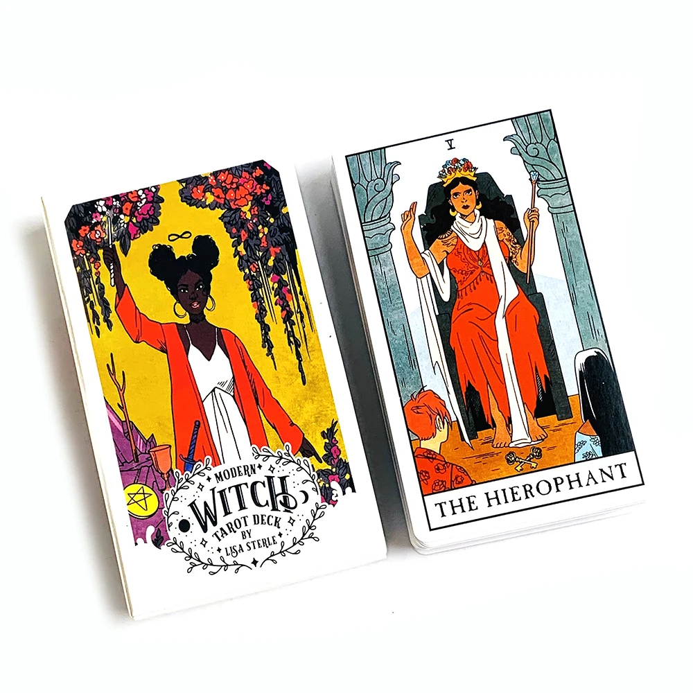 Tarot De La Bruja Moderna, Oráculo De 78 Cartas, Tablero De Adivinación En Inglés