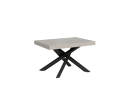 Mesa extensible 140/244x90 cm Volantis Patas de cachemira Antracita Itamoby