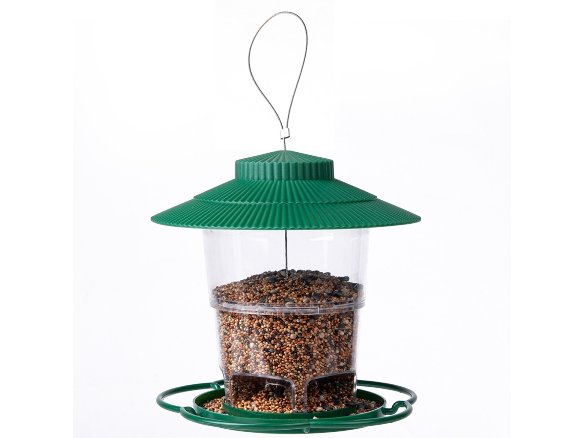 Comedero para pájaros plegable para exteriores, jardín, terraza y patio