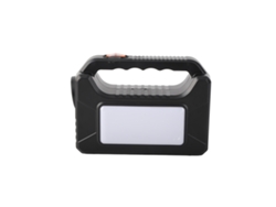 Generador portátil con luz LED, paneles solares y batería recargable