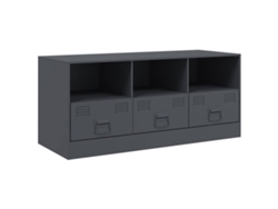 Maison Exclusive - Mueble Para Tv De Acero Gris Antracita 99x39x44 Cm