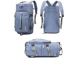 Bolsa De Gimnasio Para Mujer Con Compartimento Para Zapatos, Mochila Impermeable Tipo Loft Para Viajes Y Escapadas De Fin De Semana.