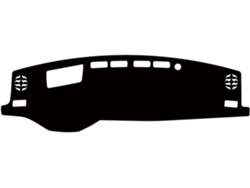 Alfombrilla Protectora De Cuero Y Fibra Carbono Para El Salpicadero Del Toyota Rav4 2021-2024 (negro/marrón,