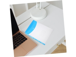 12 Bolsillos Perforados Transparentes E Impermeables De Colores Para Documentos
