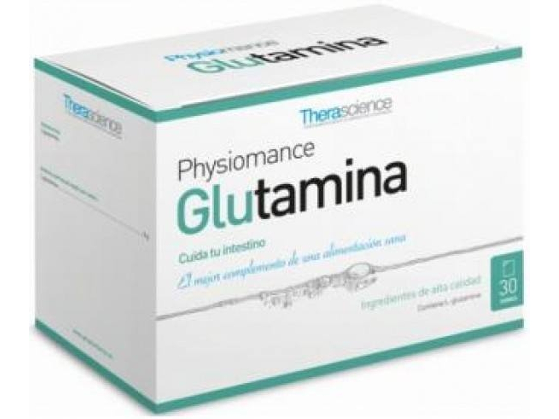 Complemento Alimentar THERASCIENCE Glutamina 30 Sobres Cuidado Salud Digestiva
