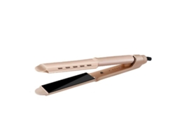 Plancha De Pelo De Cerámica Con Acabado Dorado Y 4 Niveles De Vapor Para Conseguir Resultados Profesionales En Casa. Accesorio Multifunciona
