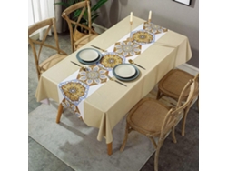 Toalha De Mesa Em Pvc Com Estampa De Bolinhas, Estilo Nórdico Campestre.