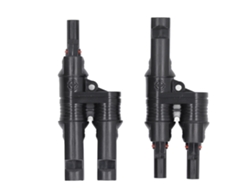 par de conectores solares DC 1000 V 50 A IP67, adaptador macho hembra en TEH impermeable