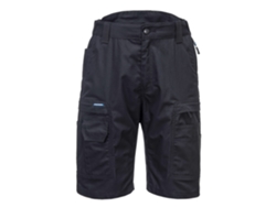 Pantalones cortos KX3 Ripstop: Comodidad y durabilidad para el trabajo - Negro / Talla 33