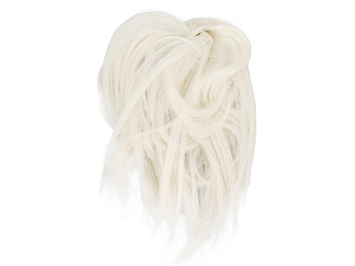 Aplique de cabelo com coque despojado moderno, 2026 peças, para mulheres.