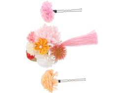 Juego De 3 Pinzas Para El Cabello Con Elegantes Motivos Florales, Horquillas Para Mujer, Accesorios Para El Cabello