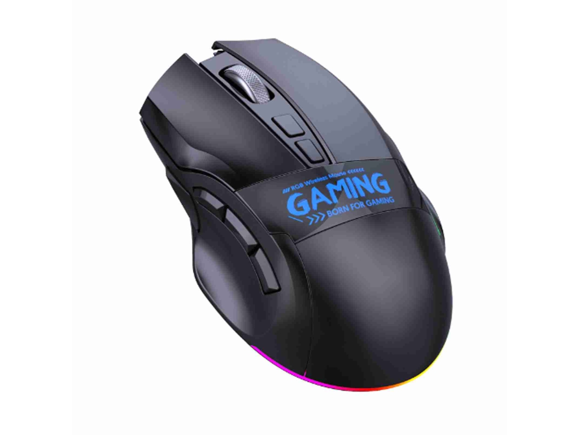 Ratón Inalámbrico Para Juegos Con 9 Botones, Bluetooth, Modo Dual, Rgb, Recargable, Ajuste De Dpi Para Pc Y Oficina En Casa.