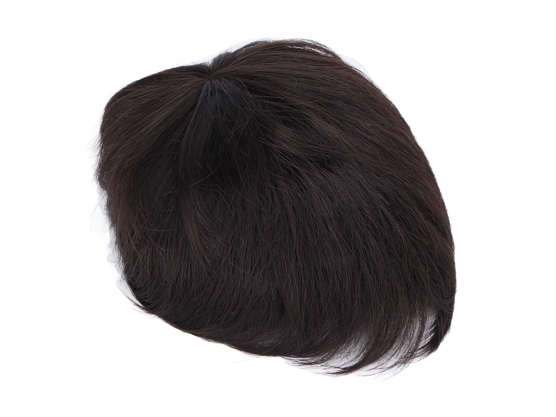Peluca Corta Para Hombre Con Pelo Negro Natural, Fácil De Usar, Confortable Y Versátil Para Fiesta, Halloween Y Uso Diario