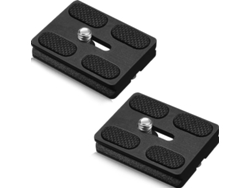 Placa De Liberación Rápida Universal De Metal De 2 Piezas Con Tornillo De 1/4", Compatible Con Trípode, Rrs/arca-swiss, Estilo Pu50