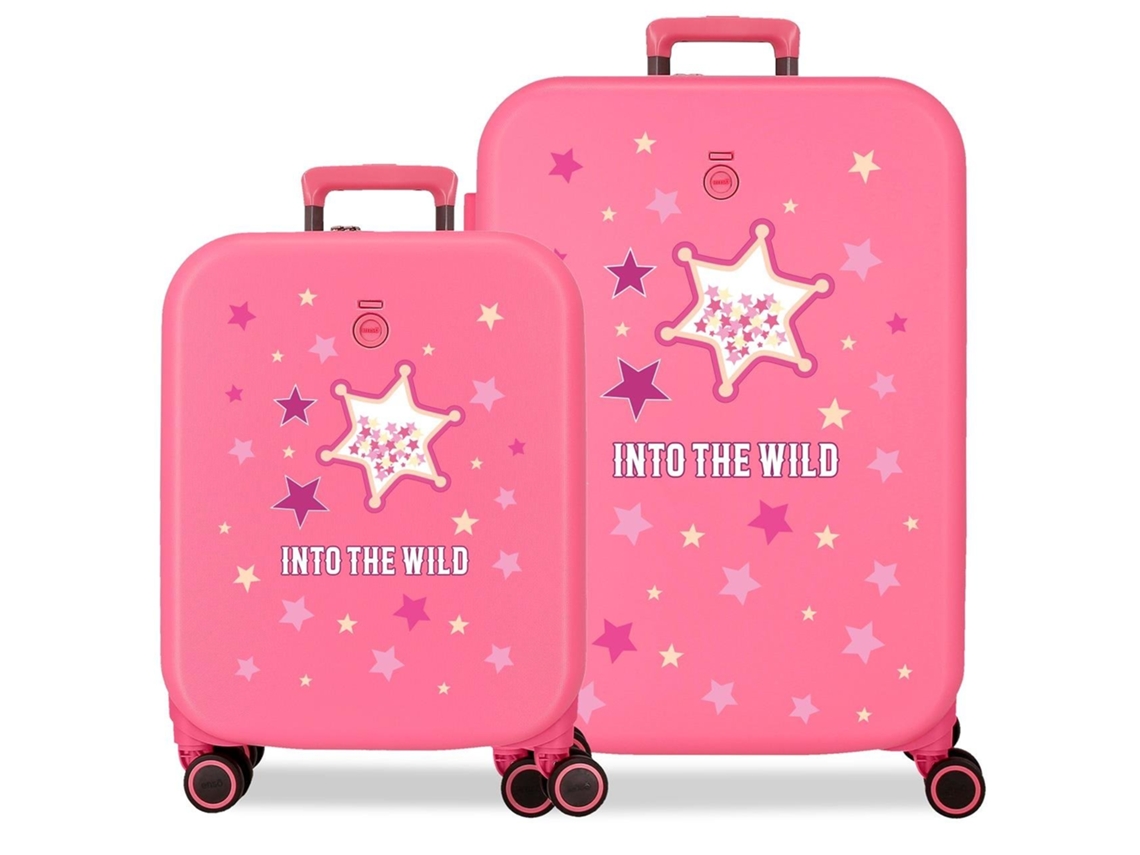 Juego de maletas Enso Into The Wild fucsia (70 x 48 x 28 cm - 116 l)