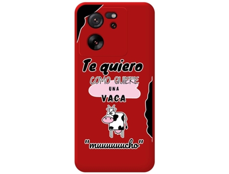 Funda para Xiaomi Xiaomi 13T TUMUNDOSMARTPHONE Silicona Líquida Rojo