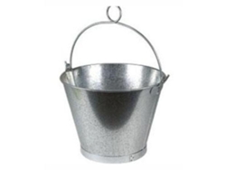 Cubo chapa galvanizado asa anilla 27 cm 8 l