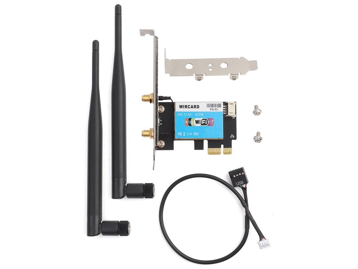 Tarjeta De Red Pcie De Doble Banda 2.4g 5g 433mbps Con Bluetooth 4.0 Para Ordenadores De Sobremesa