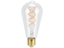 Bombilla St64 De Doble Espiral E27 4w, Regulable, Para Dormitorio, Cafetería, Luz Cálida.