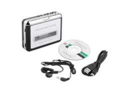 Fita Para Pc Cassete Para Mp3 Conversor Super Usb Captura De Áudio Leitor De Música